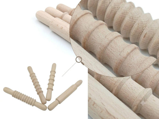Wooden Rolling Pin Set of 4 for Kids | Tantrums Wooden Toys