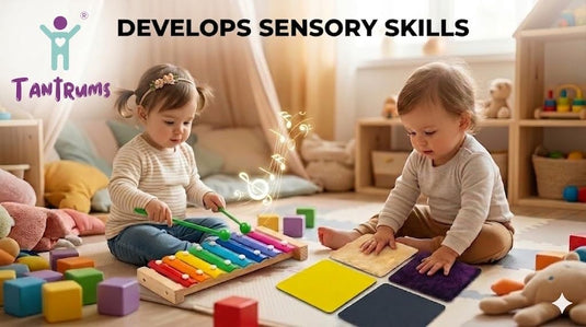 Montessori Wooden Educational Toy for Toddlers, 8-in-1 Mini Learning Kit, Shapes, Colours & Textures, Fine Motor Skills, Montessori-Inspired | Tantrums Wooden Toys - photo 5