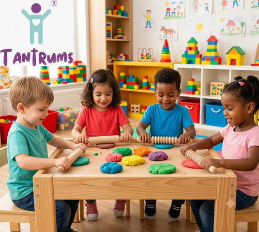 Wooden Rolling Pin Set of 4 for Kids | Tantrums Wooden Toys - photo 8