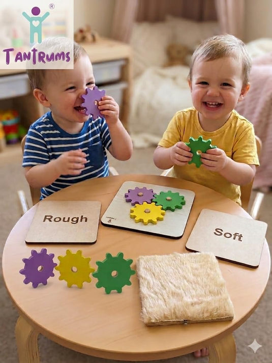 Montessori Wooden Learning Combo, Sensory Busy Board with Rotating Gear Toy, Multicolour, for Toddlers | Tantrums Wooden Toys - photo 9