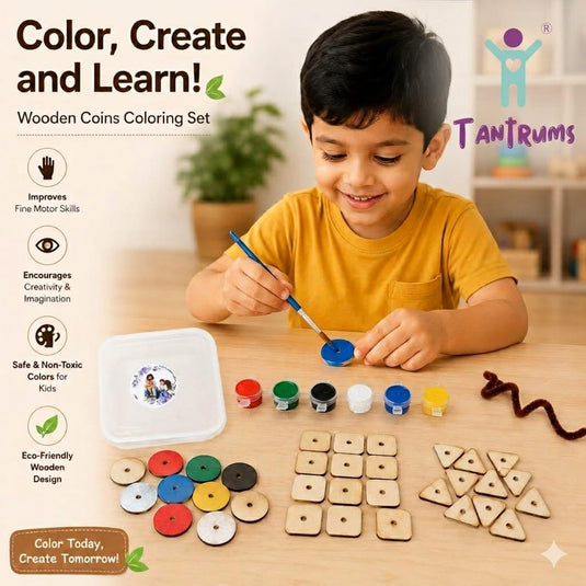 Lacing Shape DIY Kit for Kids | Tantrums Wooden Toys - photo 3