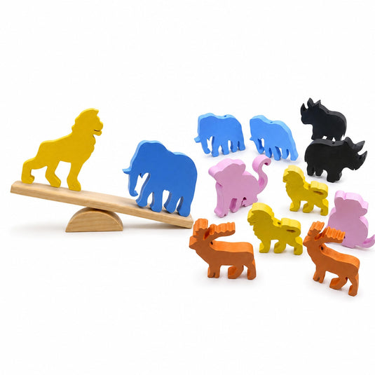 Wooden Animal Stacking Balancing Game for Kids | Tantrums Wooden Toys
