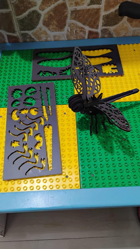 Wooden 3D Dragonfly Puzzle Kit – DIY Assemble Model Toy for Kids | Tantrums Wooden Toys - photo 2