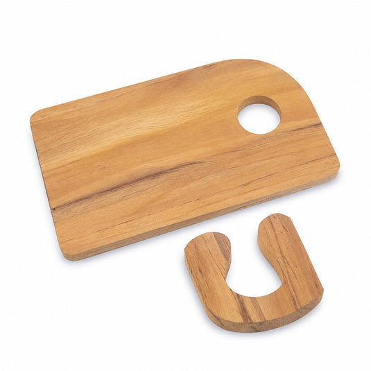 Wooden Chopping Board Pretend Play Kitchen Set for Kids with Toy Knife | Tantrums Wooden Toys