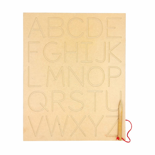 Tracing Capital ABC Wooden Board | Tantrums Wooden Toys