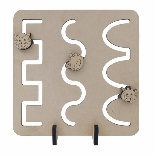 Preschool Maze Game Puzzle for Learning | Tantrums Wooden Toys