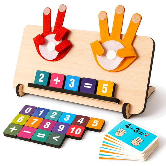 Montessori Math Toy Wooden Counting Board for Kids 3+ | Tantrums Wooden Toys