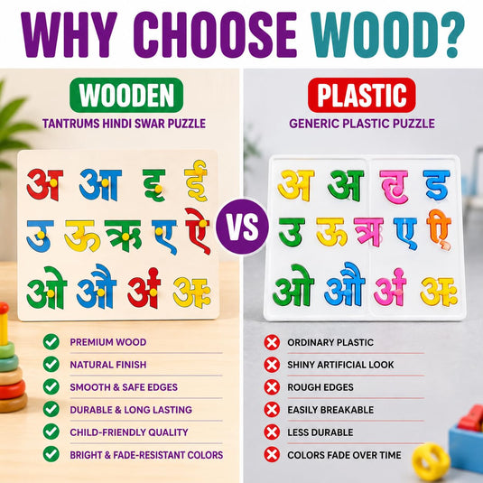 Wooden Hindi Varnamala Toy | Tantrums Wooden Toys - photo 6