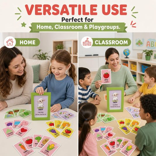 Flash Cards for Kids with Wooden Frame | Tantrums Wooden Toys - photo 6