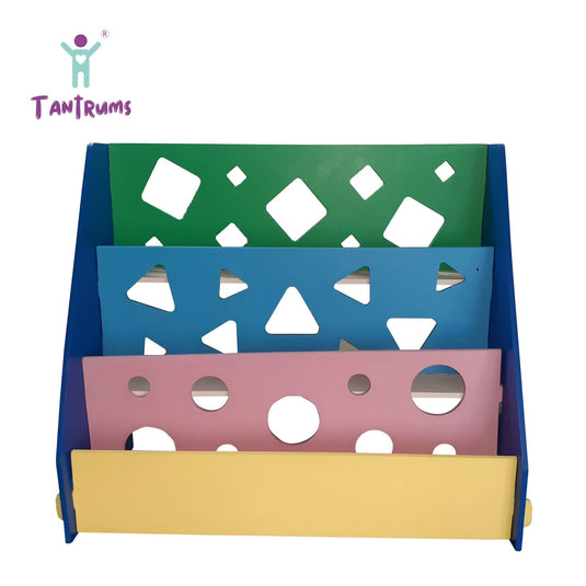 Colourful Montessori Book Shelf Book Storage Organizer for Toddlers
