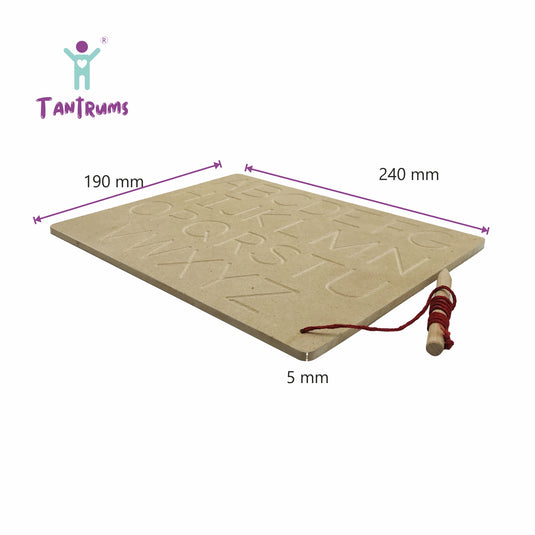 Tracing Board (Front Side Alphabet - Back Side Number)