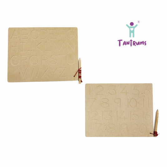 Tracing Board (Front Side Alphabet - Back Side Number)