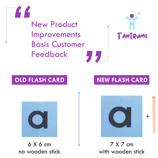 Coloured Sand Paper Small Alphabet With Tray