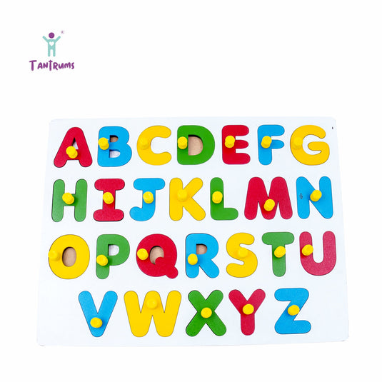 Wooden Capital ABC Puzzle - Tantrums Wooden Toys