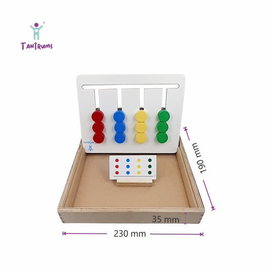 Double Side Color Dot Matching In A Box