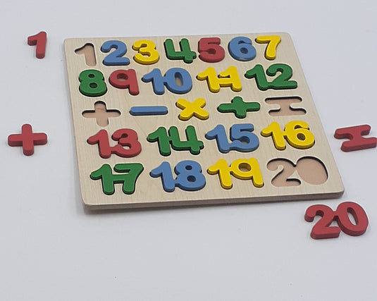 Tantrums Capital Alphabet, Number & Shape Raised Puzzle Board