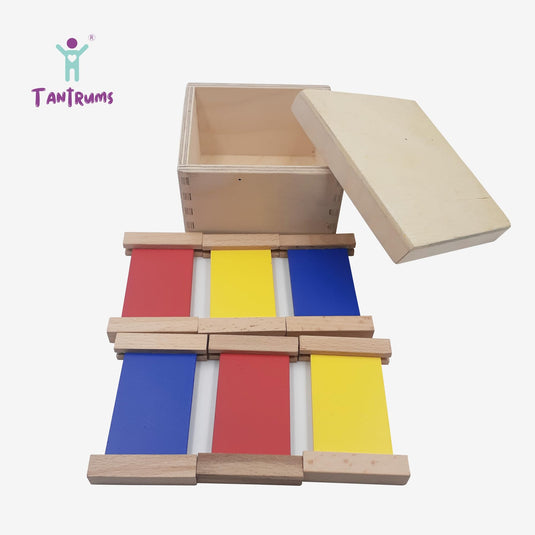 Primary Colour Tablets - for Montessori Based pre Schooler. Provides Sensory Stimulation, develops Cognitive Skill, Correct Colour Recognition (Primary),for Kid | Tantrums Wooden Toys - photo 3
