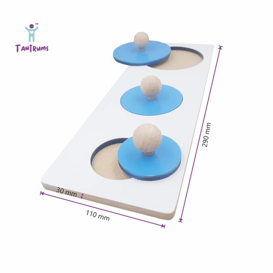 Multicolor Educational Geometry Shapes Board with Square Circle Triangle Puzzle for Leaning | Tantrums Wooden Toys - photo 2