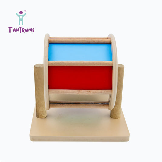 Wooden Rainbow Wheel Toy for Infant to Build Hand Eye Concentration Motor Skills (Multicolor 1 piece - Rainbow Spinner) (Rakhi Combo) | Tantrums Wooden Toys - photo 3