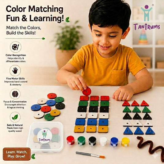 Lacing Shape DIY Kit for Kids | Tantrums Wooden Toys - photo 4