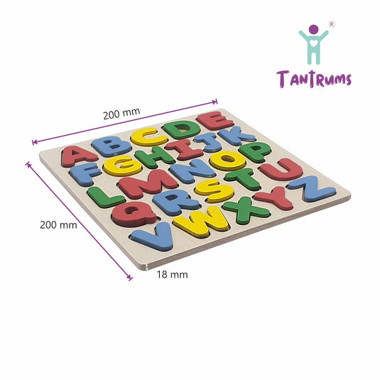 Wooden Alphabet Puzzle for Kids | Tantrums Wooden Toys - photo 2