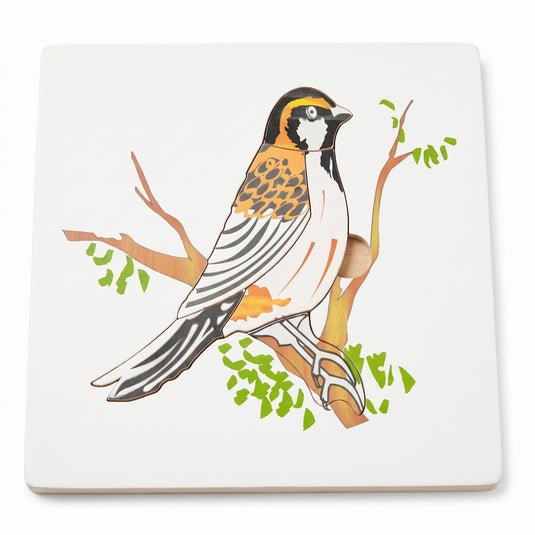 Montessori Wooden Bird Puzzle for Kids | Tantrums Wooden Toys - photo 2