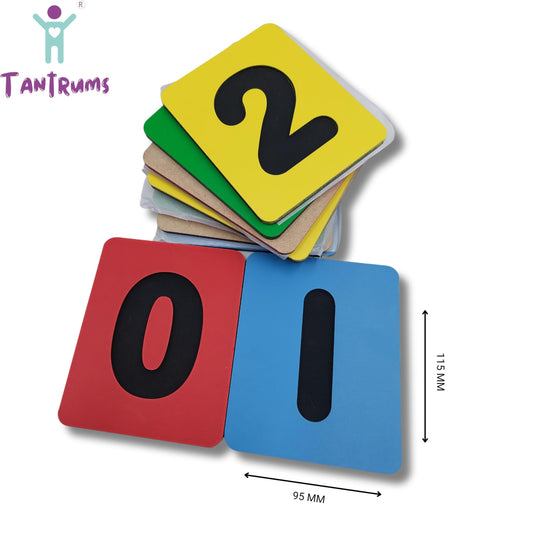 Engraved Capital & Samll Alphabets & 0 to 9 Number Education Slate Learning Board Education Puzzle Learning Aid for Kids (Capital-Small Alphabet & Number) | Tantrums Wooden Toys - photo 4