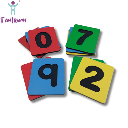 Engraved Capital & Samll Alphabets & 0 to 9 Number Education Slate Learning Board Education Puzzle Learning Aid for Kids (Capital-Small Alphabet & Number) | Tantrums Wooden Toys - photo 8