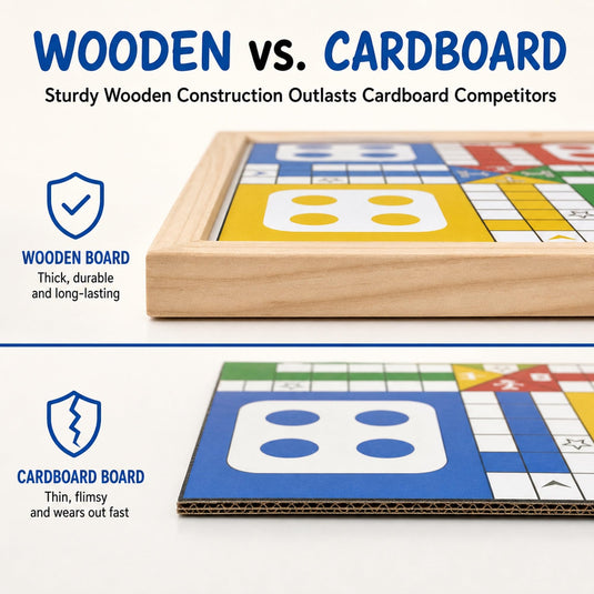 Ludo Board Games for Adults Family & Kids | Tantrums Wooden Toys - photo 8