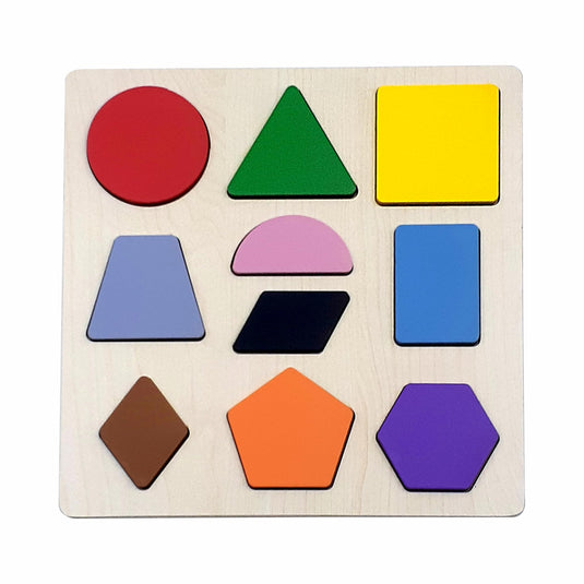 Preschool Wooden Educational Puzzle Set - Learn Alphabet & Shapes, Colourful Montessori Toy, Develops Hand-Eye Coordination (Alphabet & Shape), 24 Months And Above | Tantrums Wooden Toys - photo 3