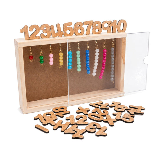 Montessori Counting Board Wooden Math Toy 1-20 | Tantrums Wooden Toys