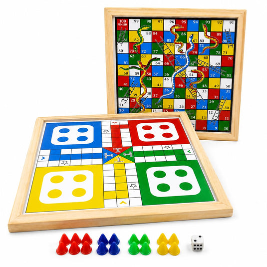 Ludo Board Games for Adults Family & Kids | Tantrums Wooden Toys