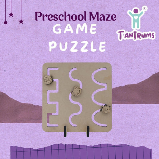 Preschool Maze Game Puzzle for Learning | Tantrums Wooden Toys - photo 5