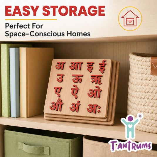 Wooden Hindi Varnamala Puzzle | Tantrums Wooden Toys - photo 7