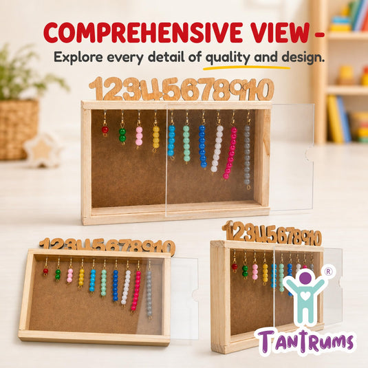 Montessori Counting Board Wooden Math Toy 1-20 | Tantrums Wooden Toys - photo 7