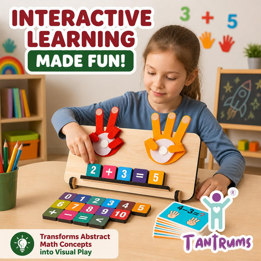 Montessori Math Toy Wooden Counting Board for Kids 3+ | Tantrums Wooden Toys - photo 2