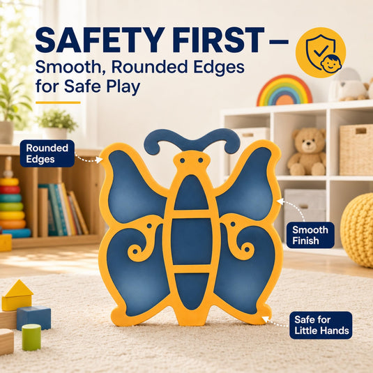 Butterfly Wooden Balance Board for Kids | Tantrums Wooden Toys - photo 4