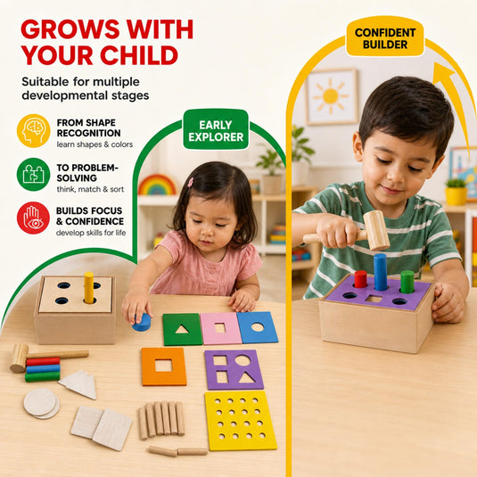 Montessori Toys for Babies & Toddlers | Tantrums Wooden Toys - photo 6