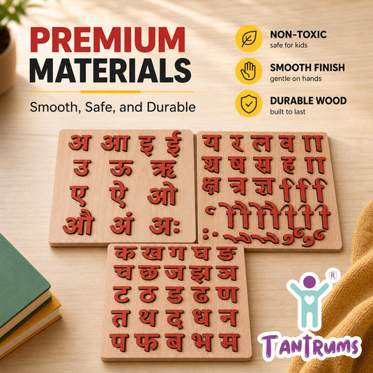 Wooden Hindi Varnamala Puzzle | Tantrums Wooden Toys - photo 8