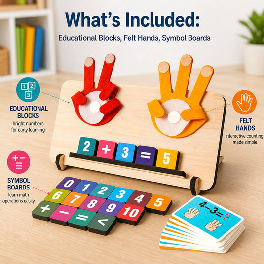 Montessori Math Toy Wooden Counting Board for Kids 3+ | Tantrums Wooden Toys - photo 7