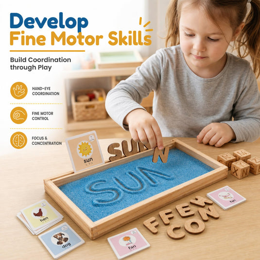 Wooden Alphabet Montessori Educational Toy | Tantrums Wooden Toys - photo 9
