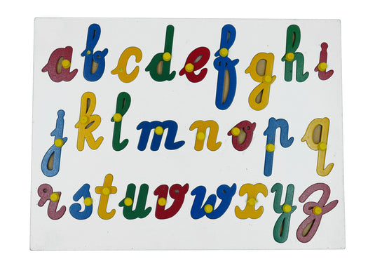 Cursive Alphabet Puzzle