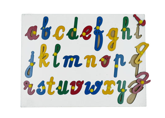 Cursive Alphabet Puzzle