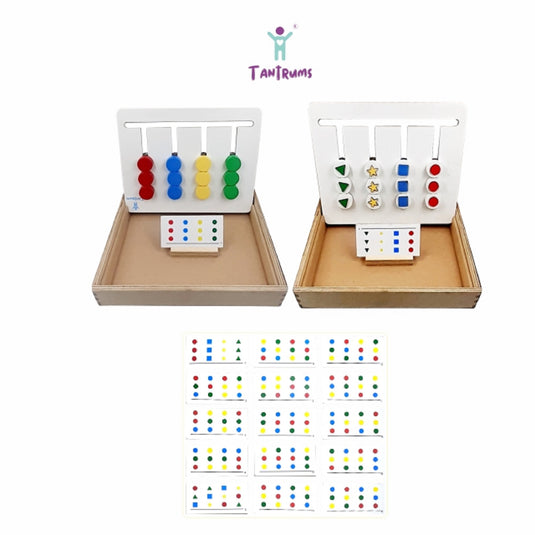 Double Side Color Dot Matching In A Box