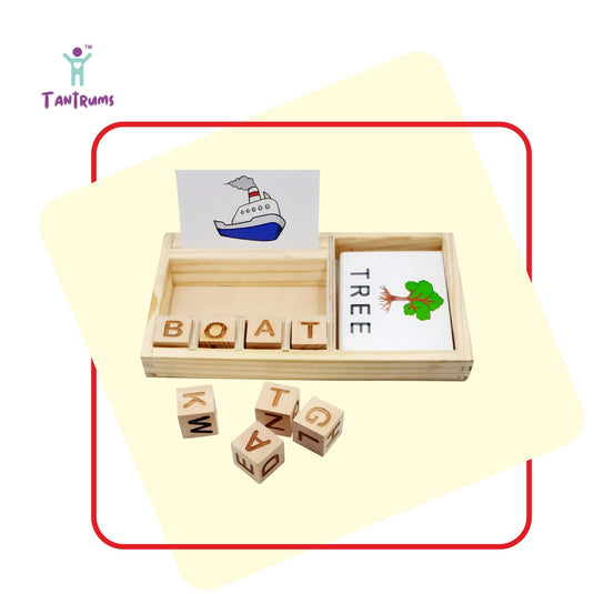 Wooden Spelling Toy Game