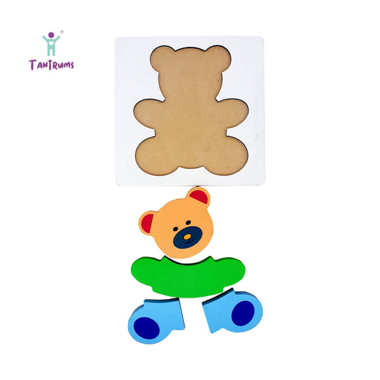 Mini Raised Puzzles - Teddy Bear