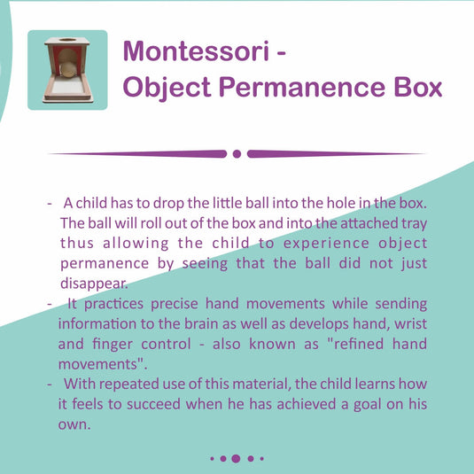 Montessori Object Permanence Box