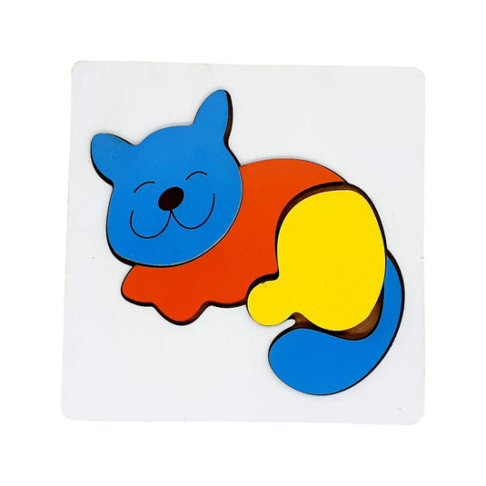 Mini Raised Puzzles-Cat