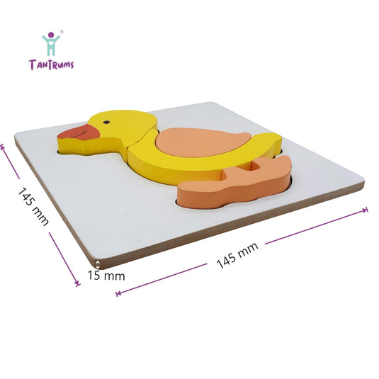 Mini Raised Puzzles-Duck