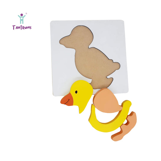 Mini Raised Puzzles-Duck